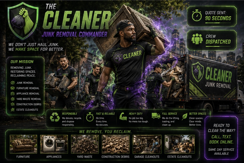 The Cleaner — Junk Removal Commander