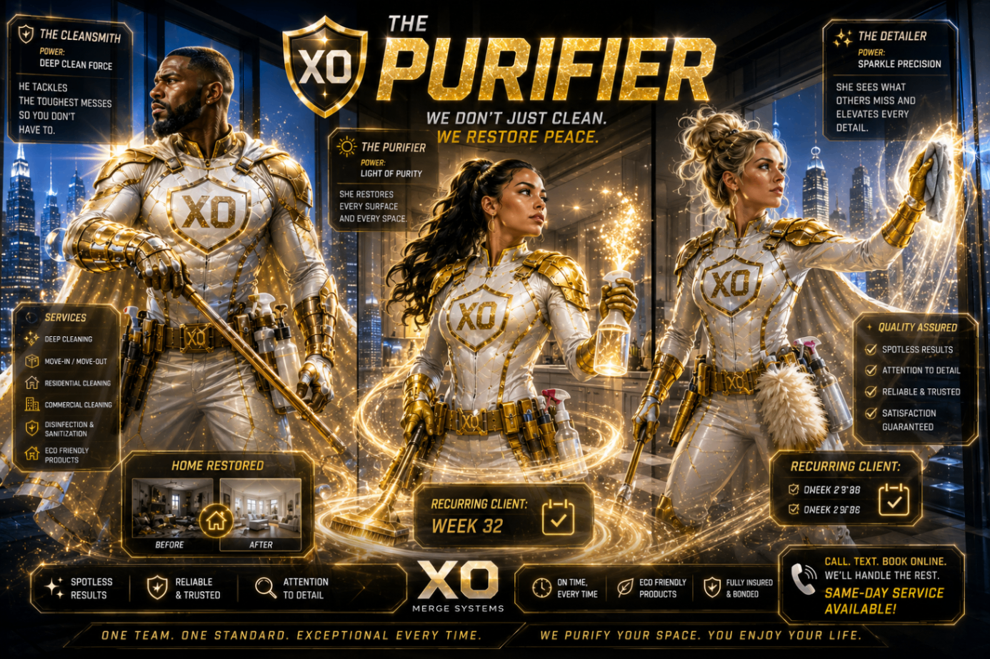 The Purifier — Cleaning Commander