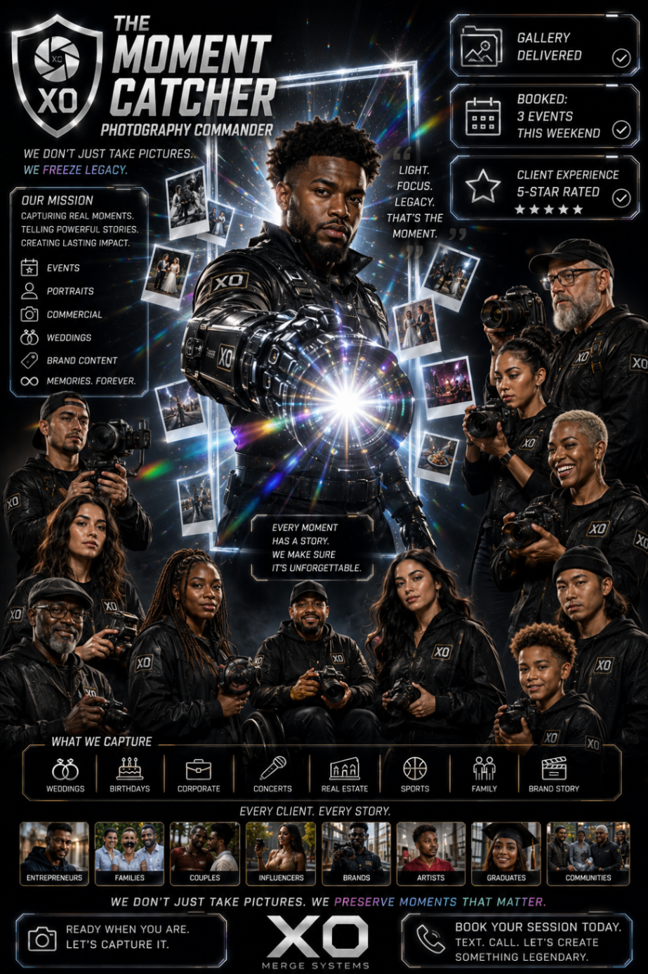 The Moment Catcher — Photography Commander